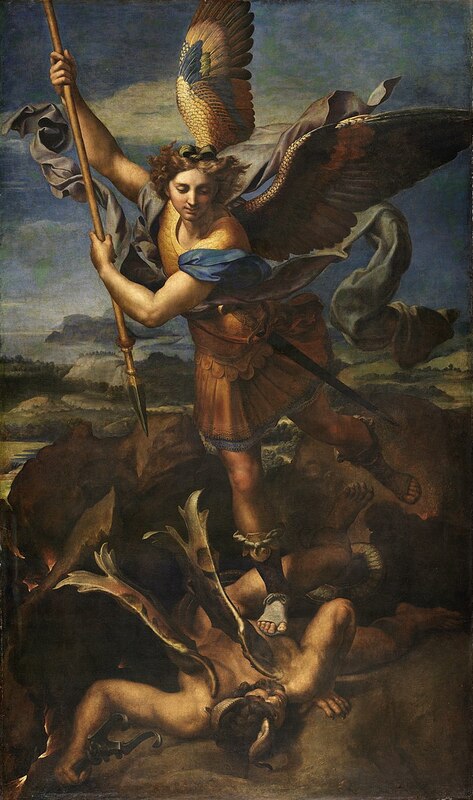 707px-Le_Grand_Saint_Michel,_by_Raffaello_Sanzio,_from_C2RMF_retouched.jpeg 707px-Le_Grand_Saint_Michel,_by_Raffaello_Sanzio,_from_C2RMF_retouched.jpeg