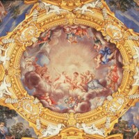 Fresco in the Sala di Apollo